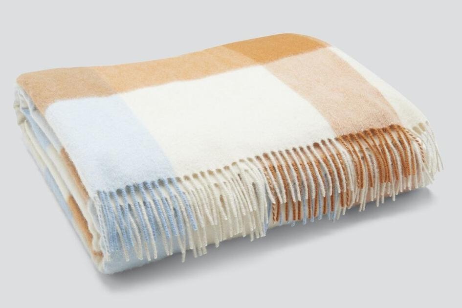 Bold Plaid Throw