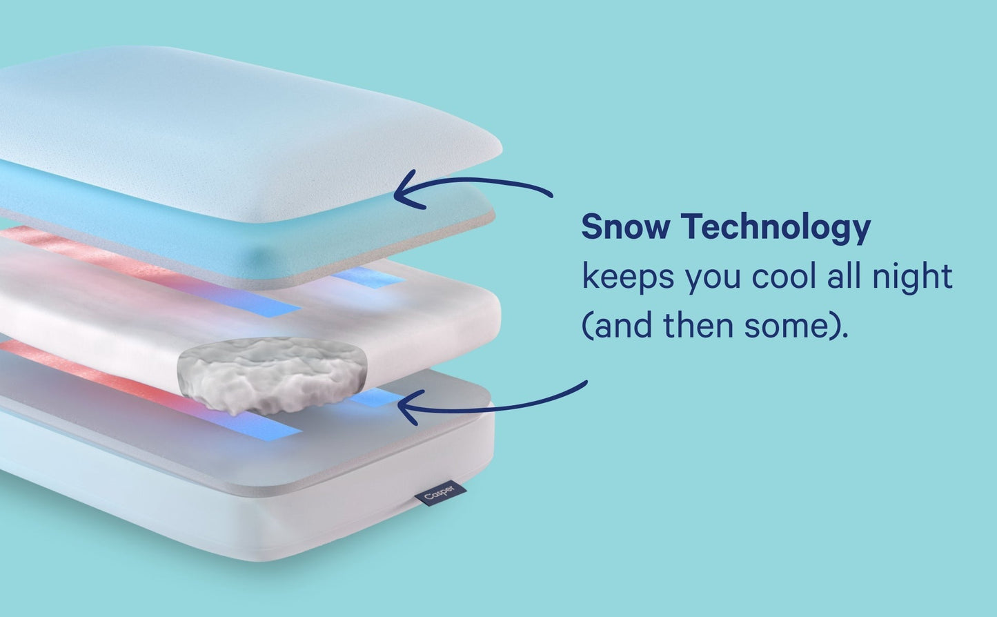 Hybrid Snow Pillow Double Pack